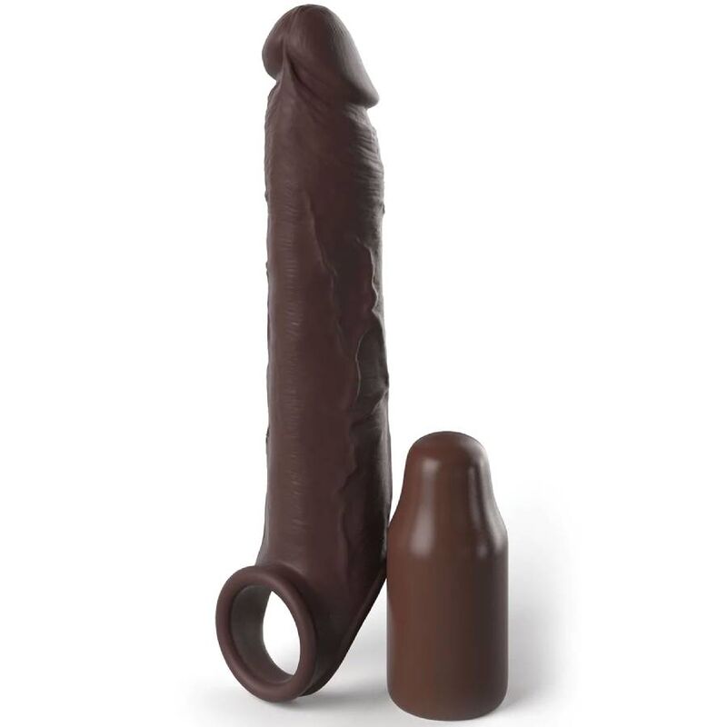 Fantasy X-Tensions - Gaine Pénienne 17,78 cm - Couleur Marron