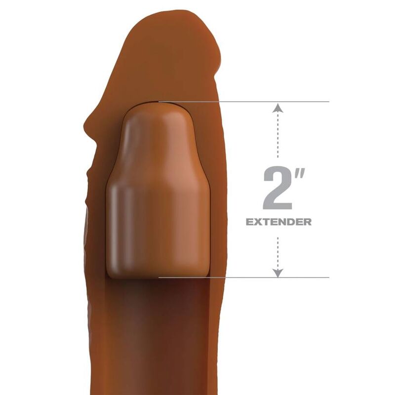 Fantasy X-Tensions - Gaine Pénienne 20,32 cm - Couleur Caramel