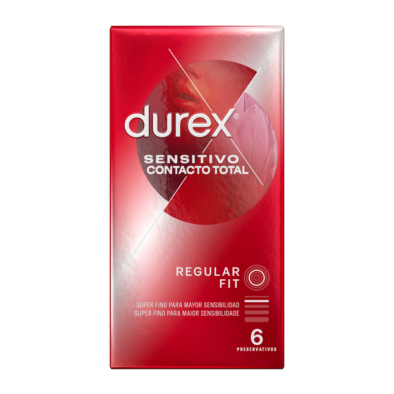 Durex - contact sensible total 6 unités