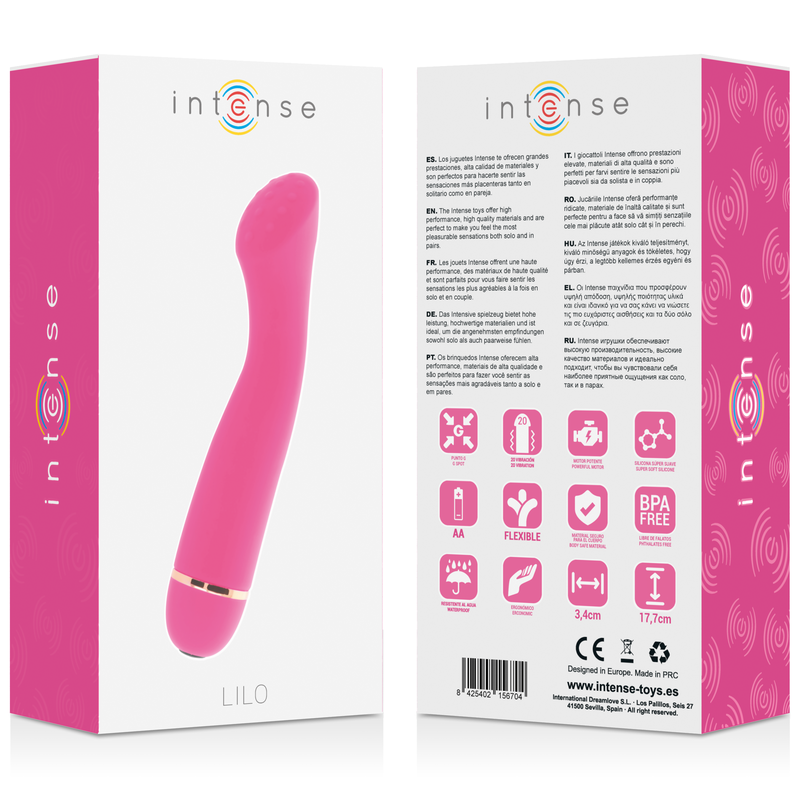 Intense - lilo 20 vitesses silicone rose