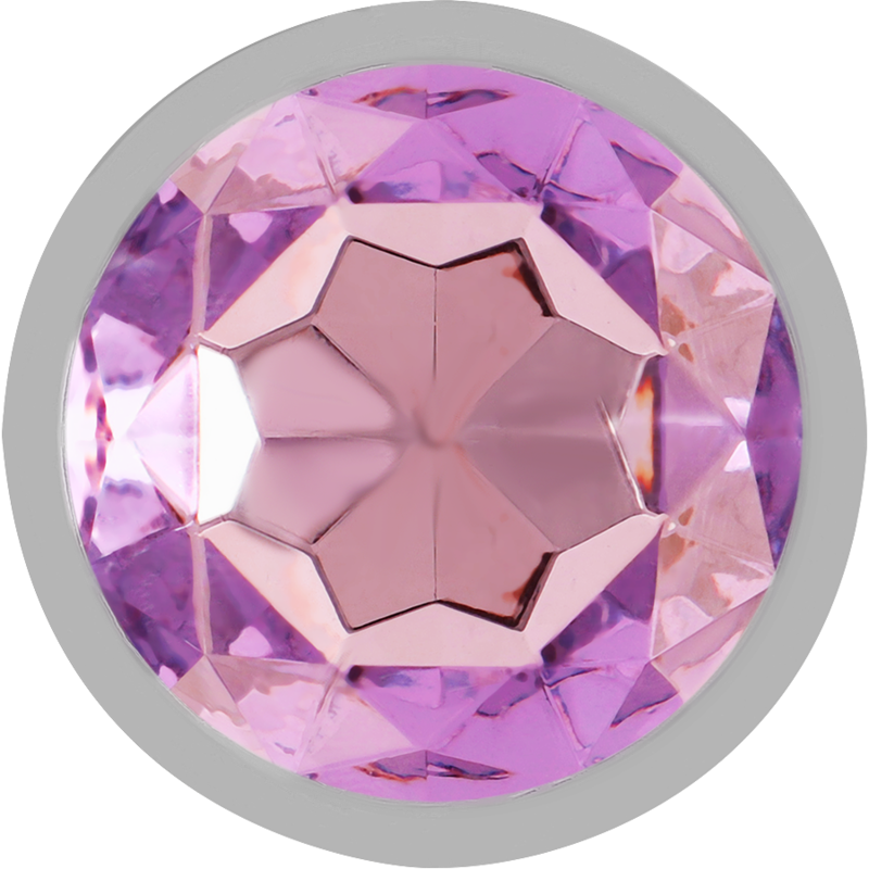 Intense - Plug en métal avec strass Taille L - Violet