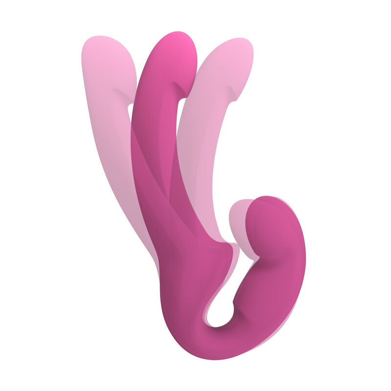 FUN FACTORY - PARTAGER LITE DOUBLE DILDO BLACKBERRY