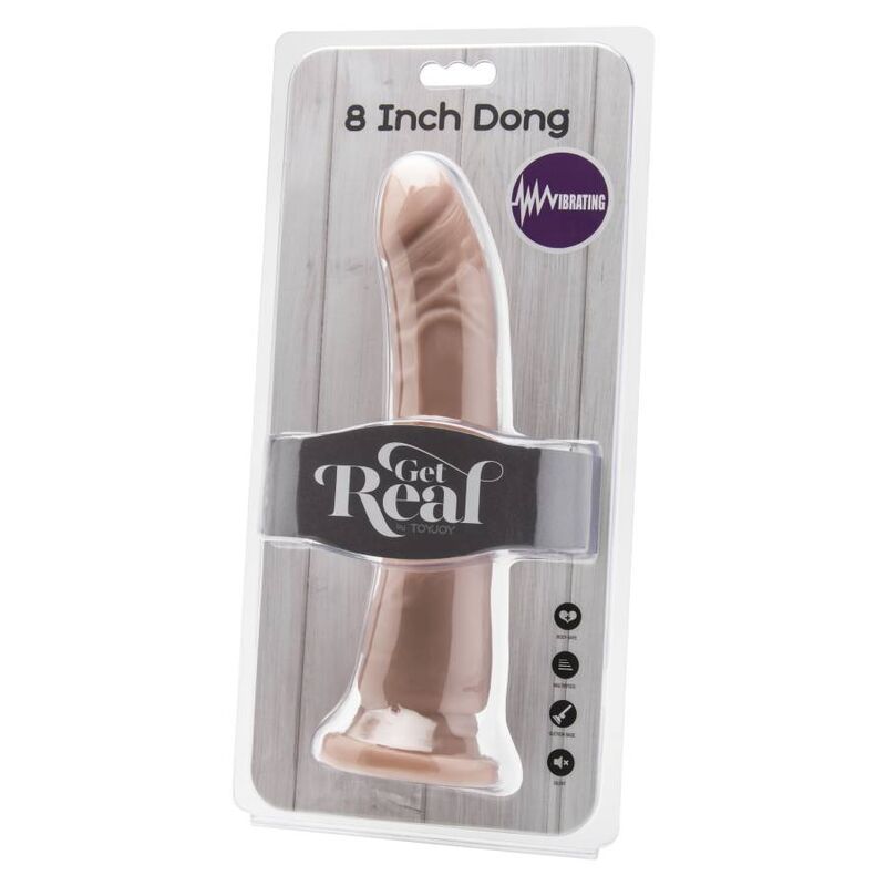 Get real - dong 20,5 cm peau vibrante