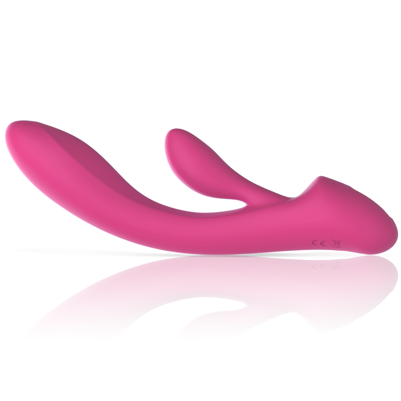 Intense – Vibromasseur Rabbit Luigi Double Stimulation Rechargeable Rose