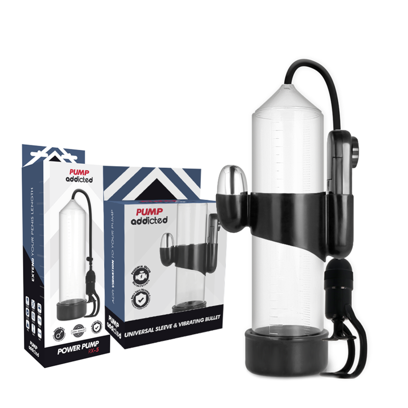 Pump addicted - vibrateur transparent rx5