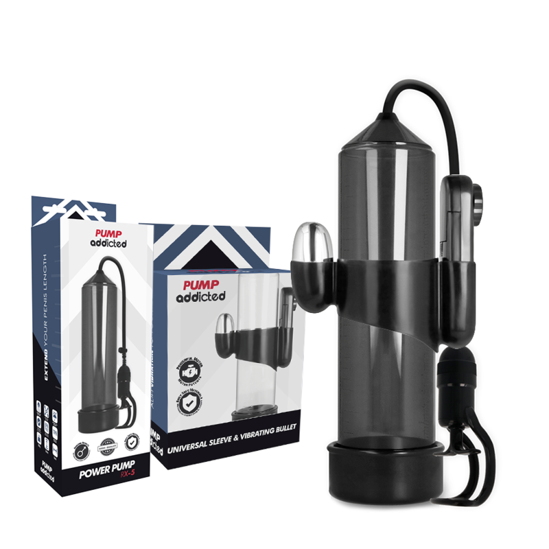 Pump addicted - vibrateur rx5 noir