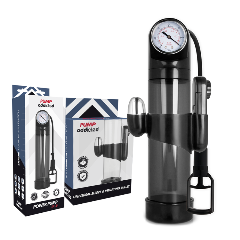 Pump addicted - vibrateur rx9 noir