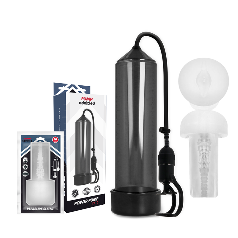 Pump addicted - rx5 noir avec masturbateur