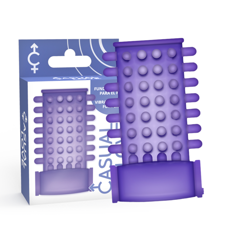 Casual love - couvercle de pénis de vibrateur lilas