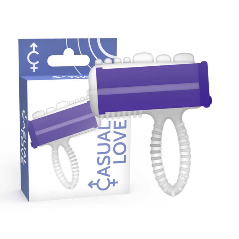 Casual love - ring vibrator lilac tongue
