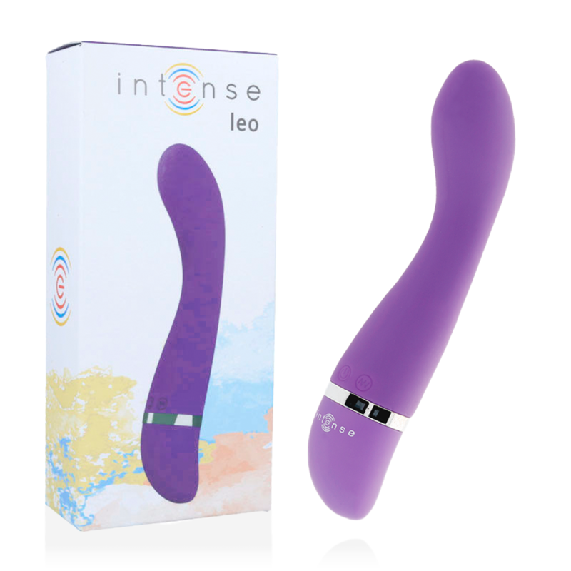 Intense - vibrateur leo lilas silicone luxe