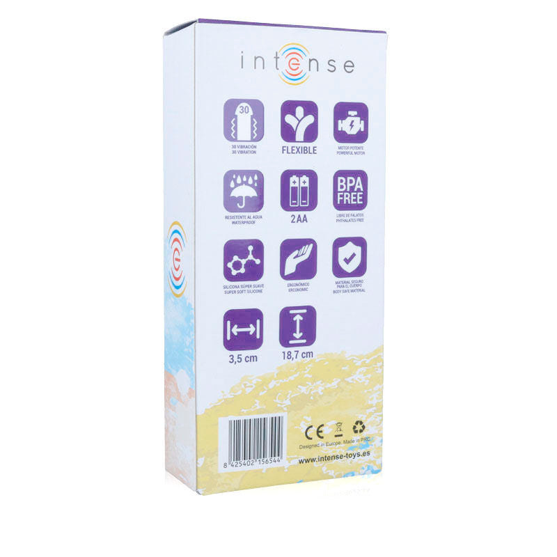 Intense - vibrateur leo lilas silicone luxe