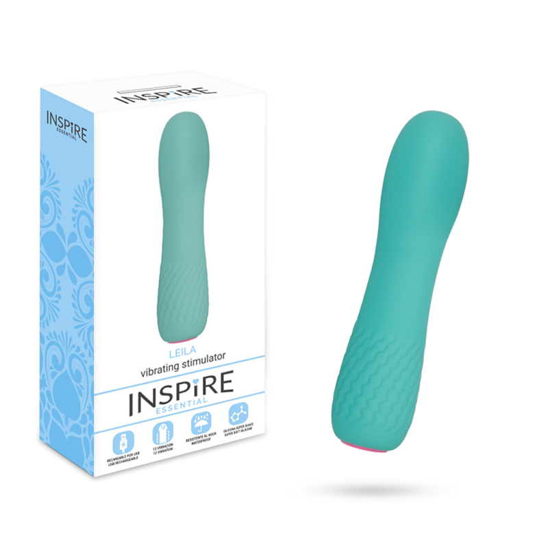 Inspire essential Vibromasseur étanche Leila Turquoise
