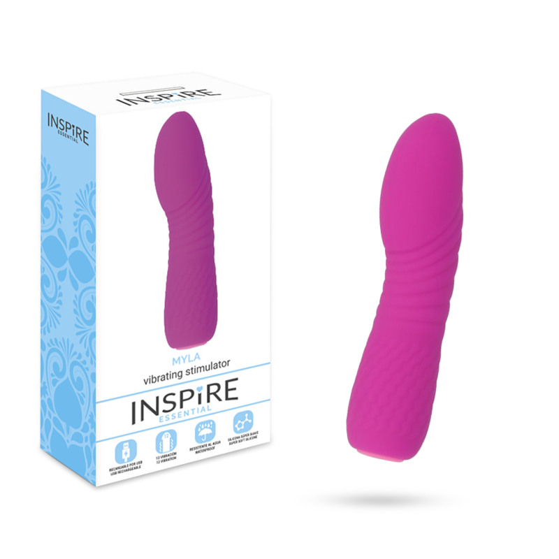 Inspire essential Vibromasseur étanche Myla Pourpre