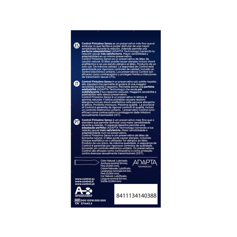 Control - adapta senso condoms 12 units