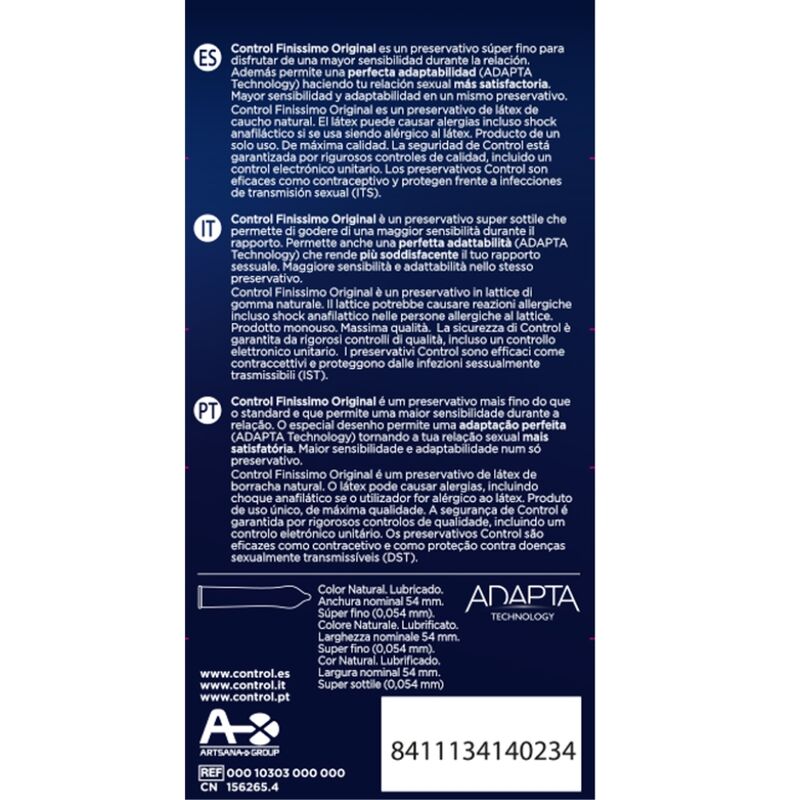 Control - finissimo condoms 12 units