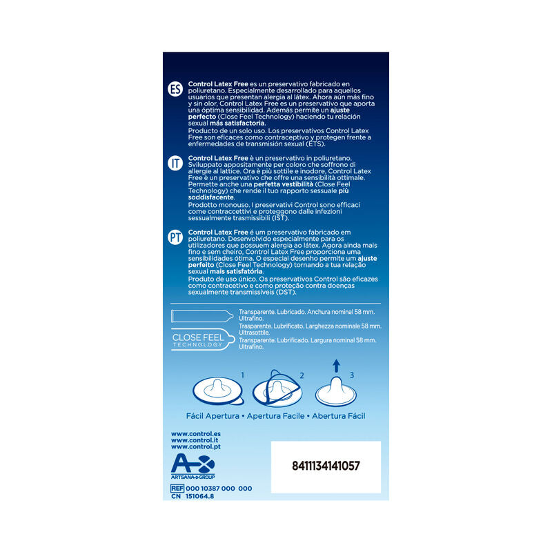 Control - free sin latex condoms 5 units