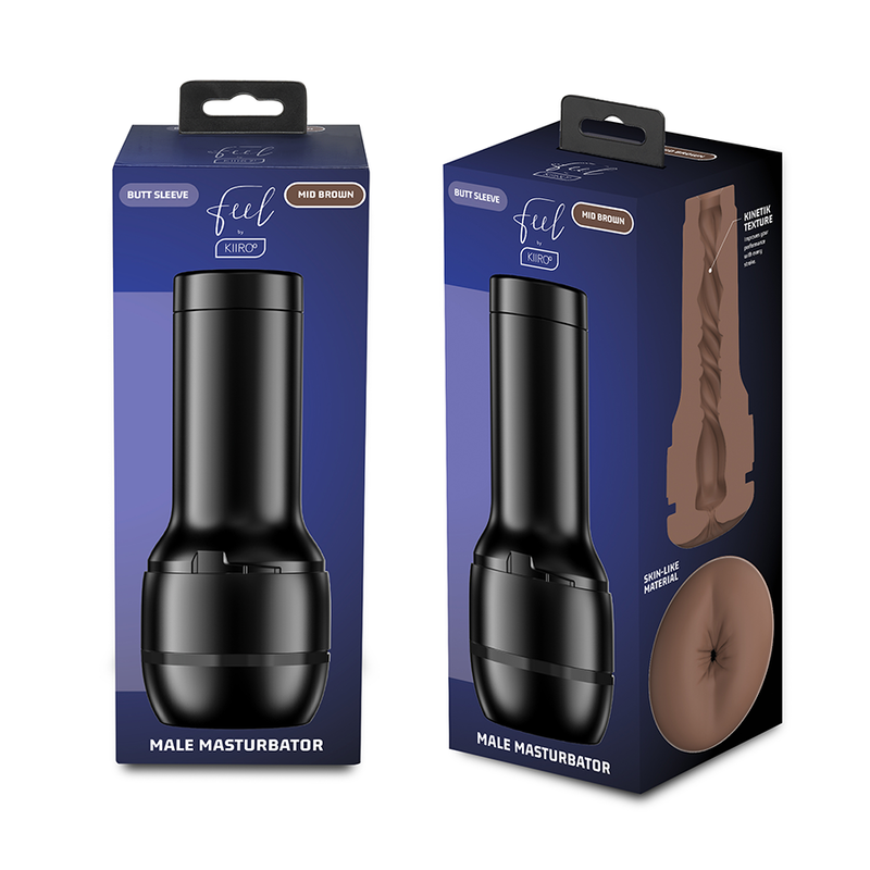Kiiroo - masturbateur générique de fesses feel stroker - brun moyen