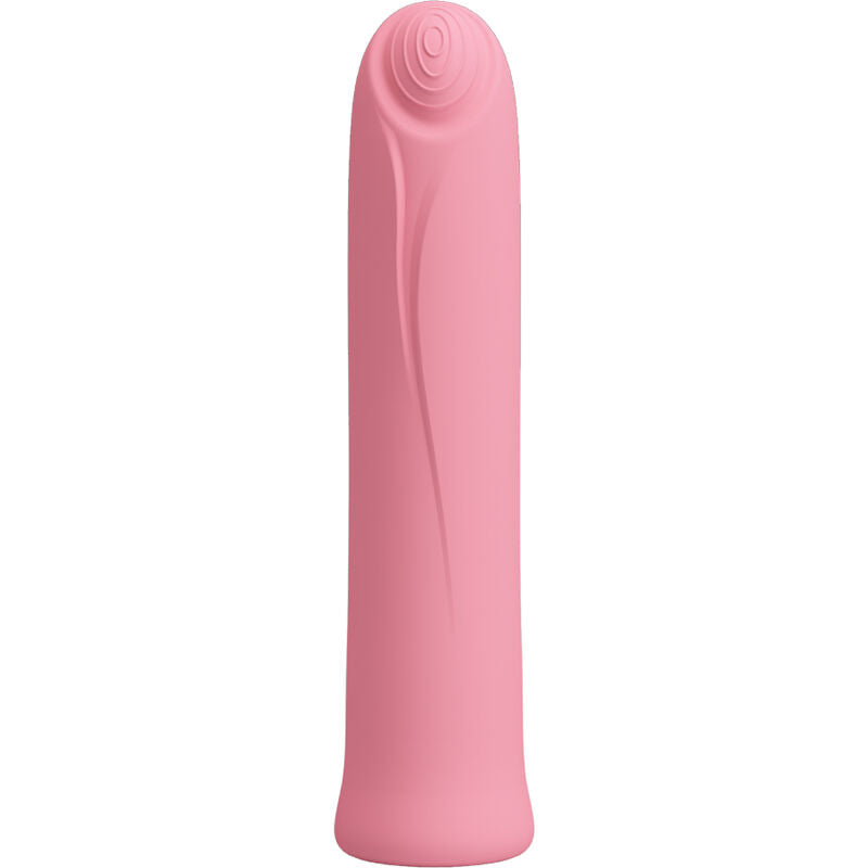 Pretty Love Mini Vibromasseur Curtis avec 12 Modes de Vibrations en Silicone Rose