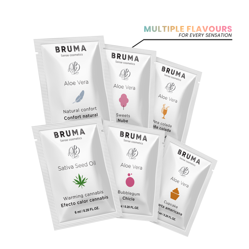 Lubrifiant Gel Glissant Aloe Vera Bubblegum 6ml - Bruma