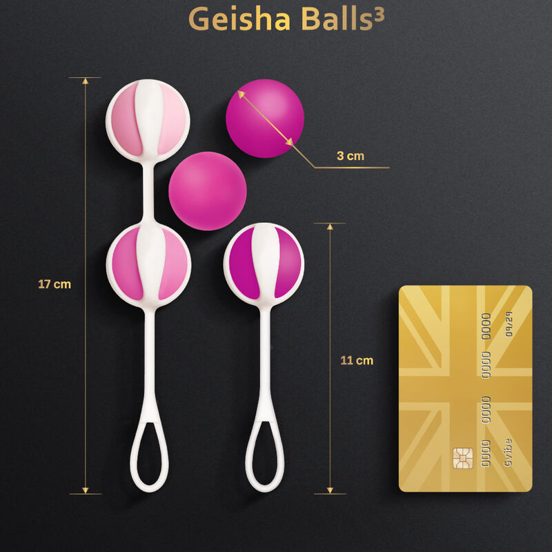 G Vibe – Kit de 5 Boules de Geisha Roses