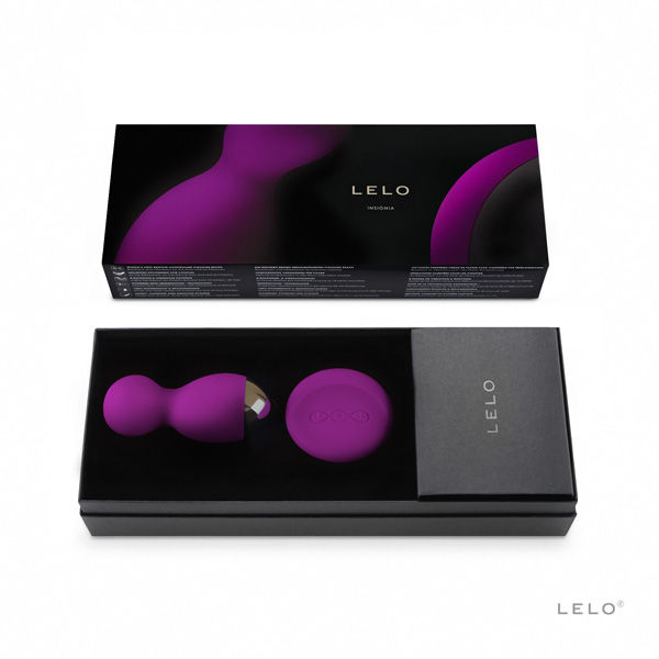 Lelo - badge boules hula rose profond