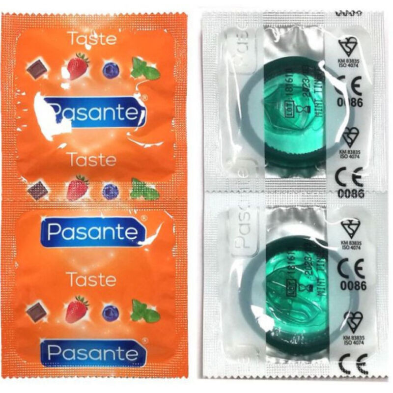 PASANTE - PRÉSERVATIFS SAVEUR MENTHE SAC 144 UNITÉS