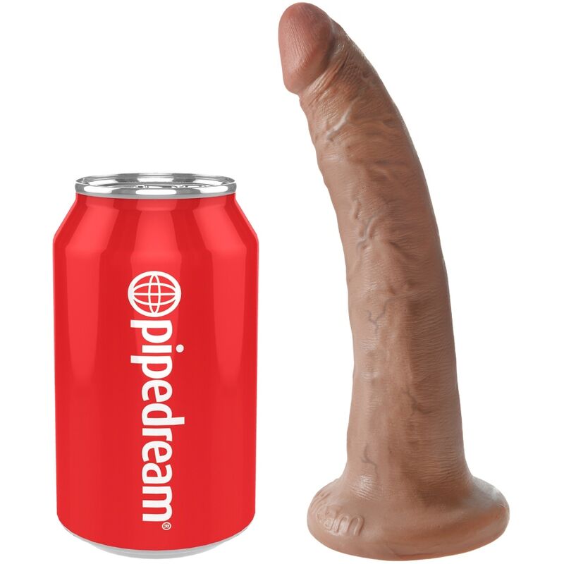 King cock - pénis réaliste 17.5 cm caramel