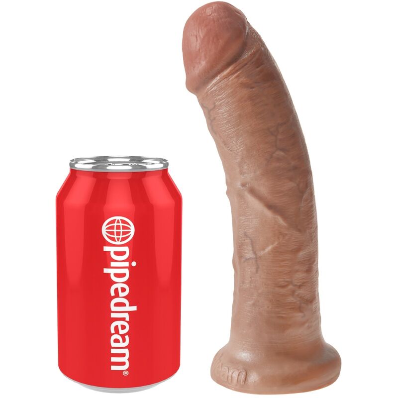 King cock - pénis réaliste 19.5 cm caramel