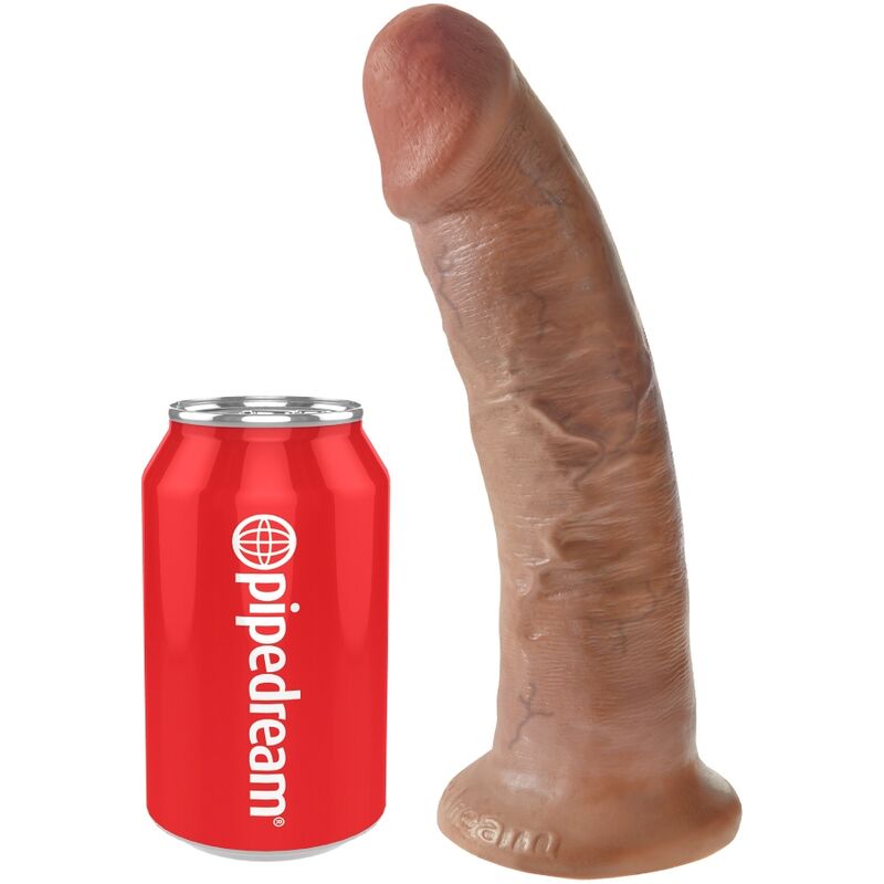 King cock - pénis réaliste 21.7 cm caramel
