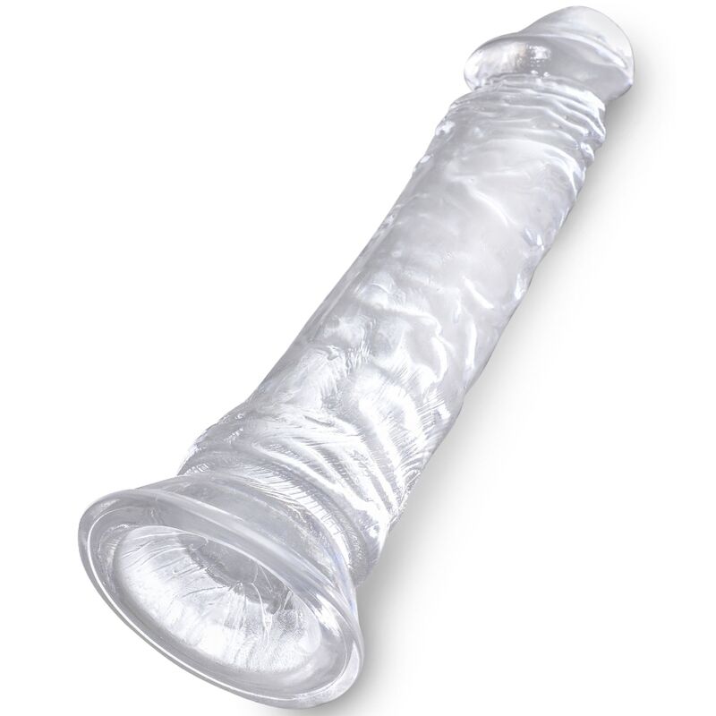 King cock - pénis réaliste clair 19.7 cm transparent