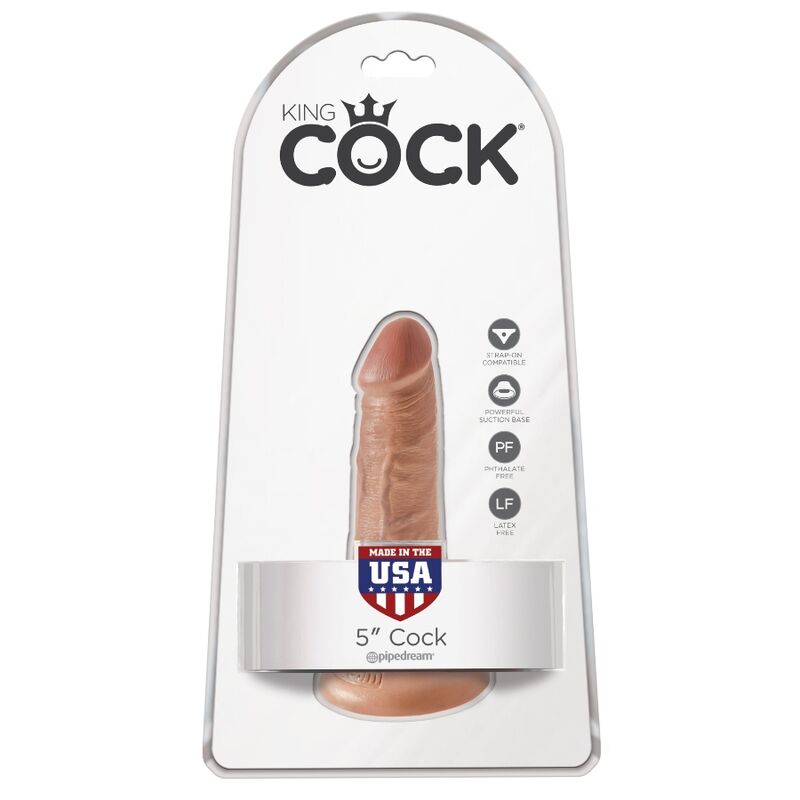 King cock - pénis réaliste 12 cm caramel