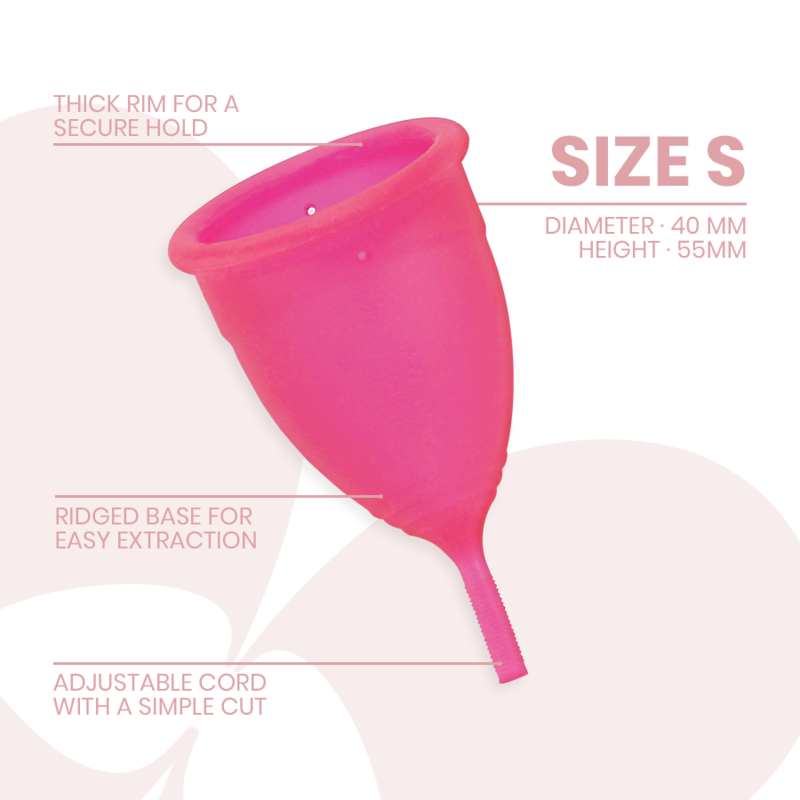 Intimichic Coupe menstruelle en silicone médicale Taille S