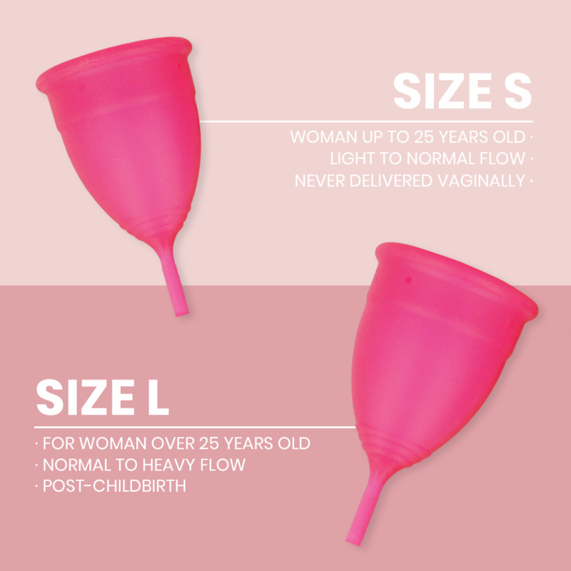 Intimichic Coupe menstruelle en silicone médicale Taille S