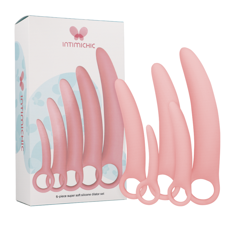 Intimichic - dilateur silicone 5 pcs