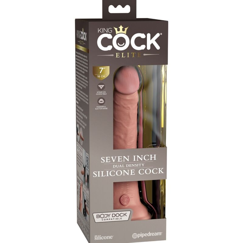 King cock - elite gode réaliste en silicone 17.8 cm