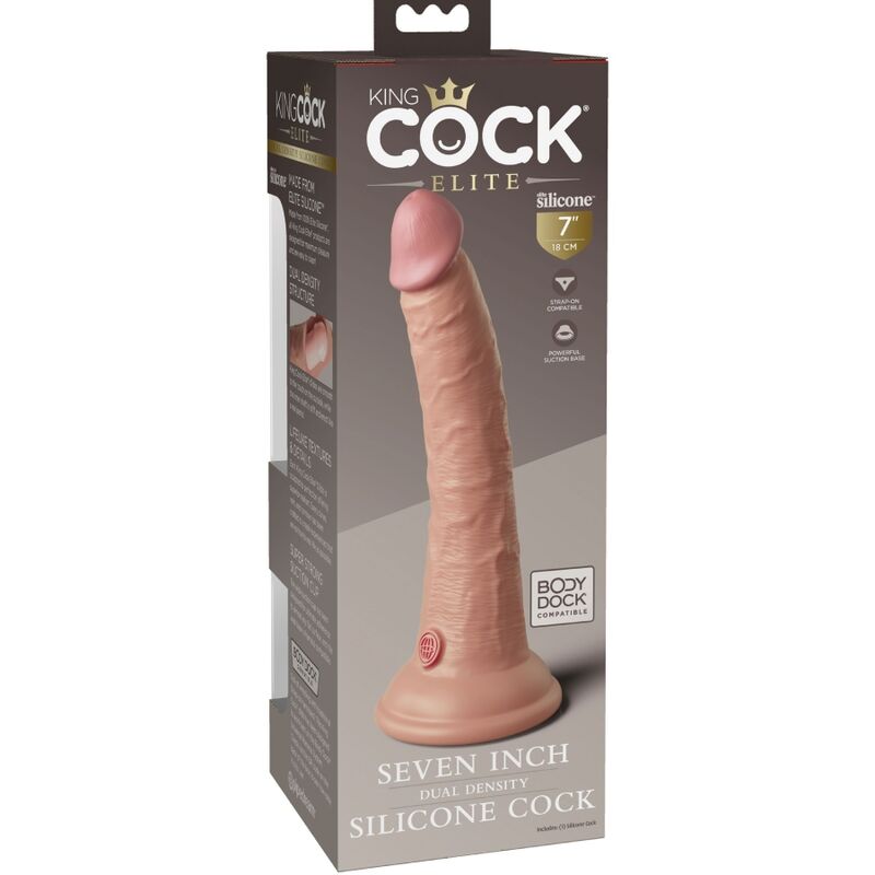 King cock - elite gode réaliste en silicone 17.8 cm