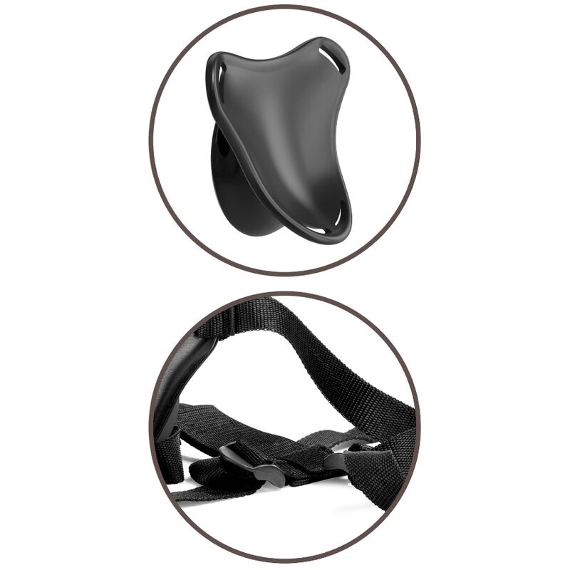 King cock - elite harnais réglable avec gode 15.2 cm pour débutants