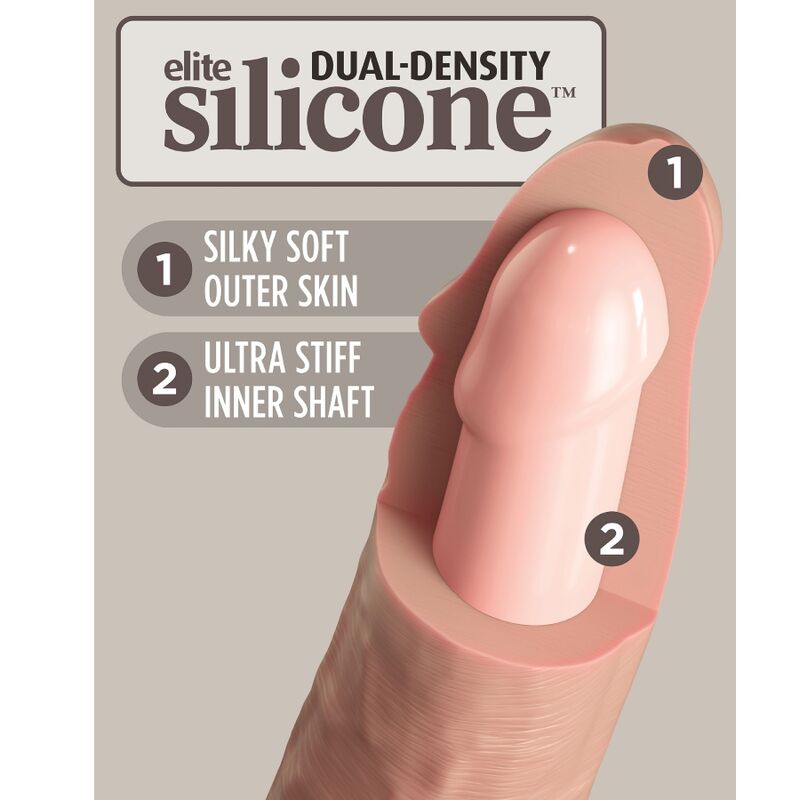 King cock - elite harnais réglable avec gode 15.2 cm pour débutants