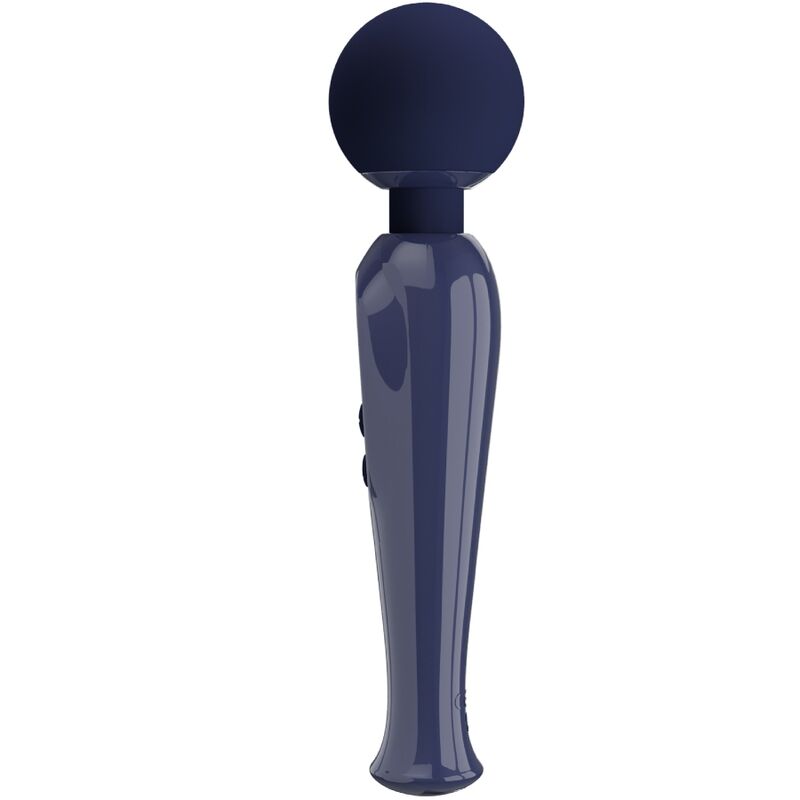 Pretty Love - Stimulateur wand Skyler 10 modes de vibration - Bleu