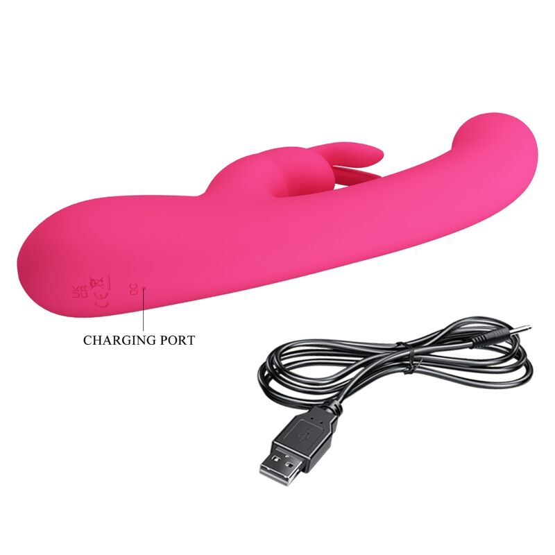 Pretty love - vibrateur lamar lapin et point g rose