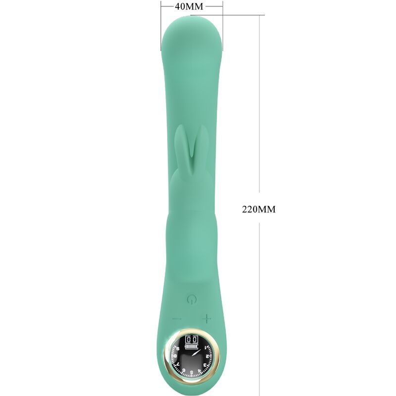 Pretty Love – Vibromasseur Rabbit Étanche et Rechargeable Vert