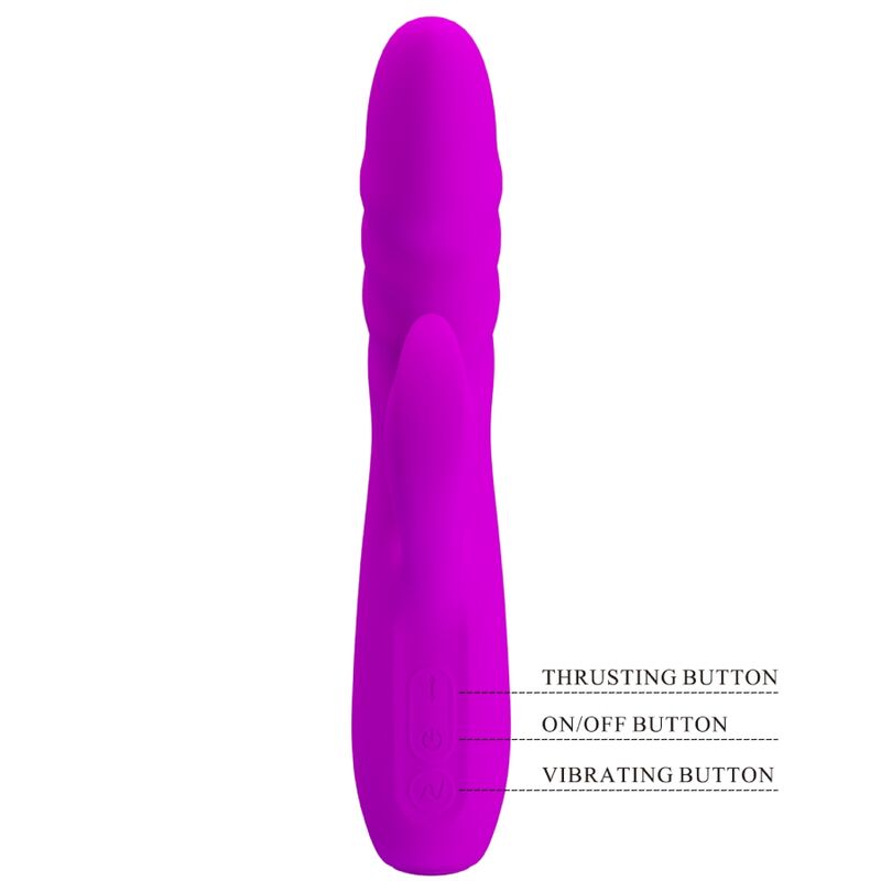 Pretty love - vibrateur lapin rechargeable melanie violet