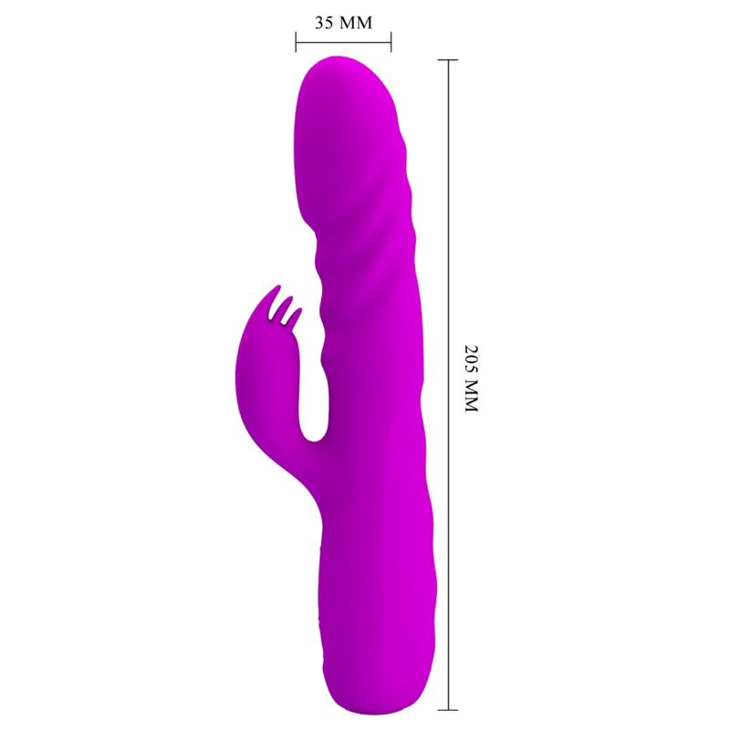 Pretty love - vibrateur lapin rechargeable melanie violet