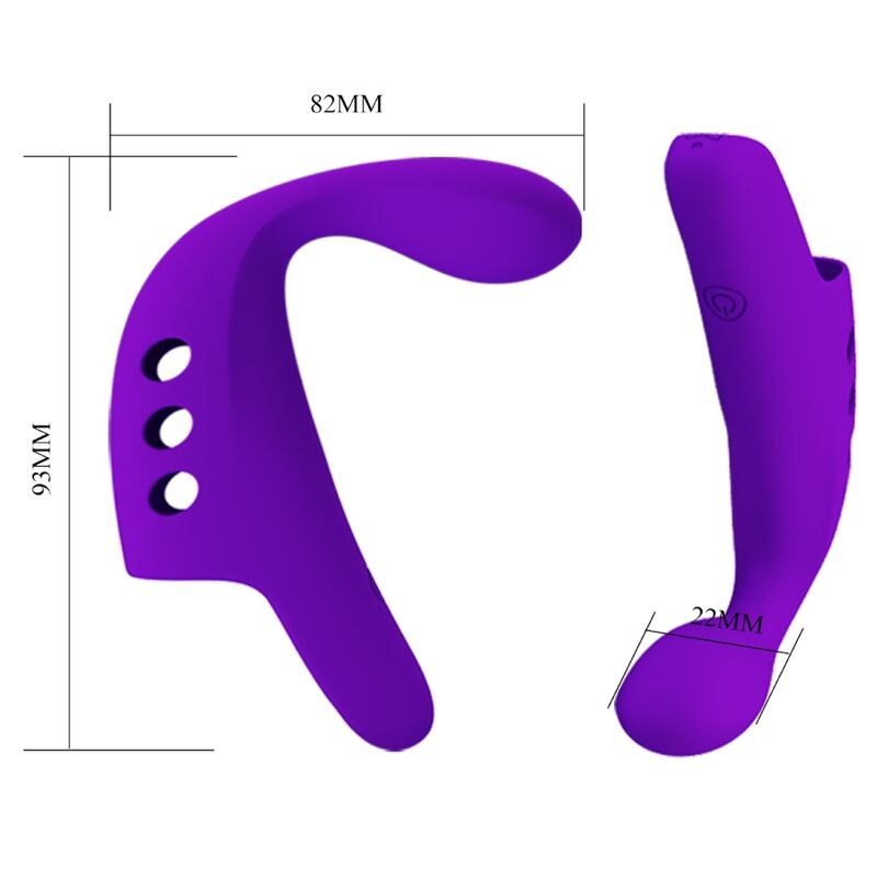 Pretty Love – Doigt Vibrant Rechargeable – Violet
