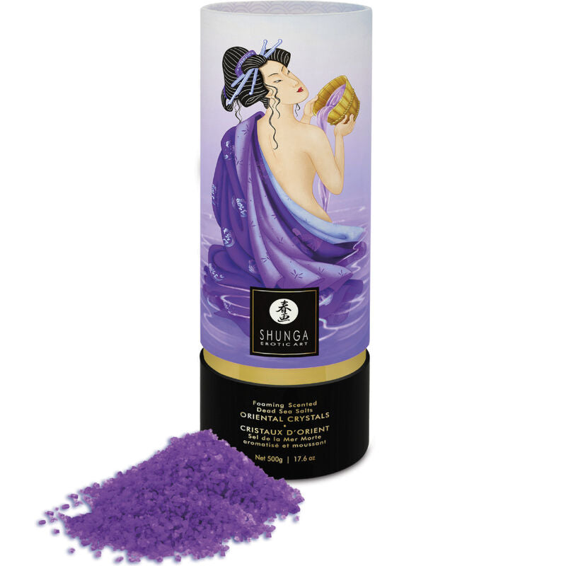 Shunga Sel de Bain Moussant Cristaux d’Orient Fruits exotiques