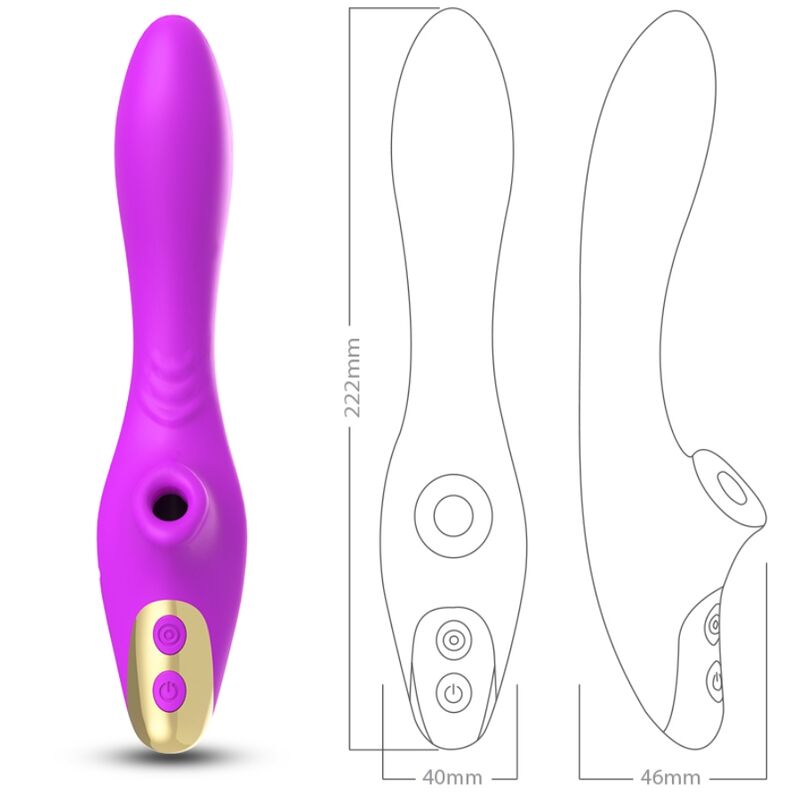 Stimulateur Clitoridien Dudu Violet Aspiration - Armony