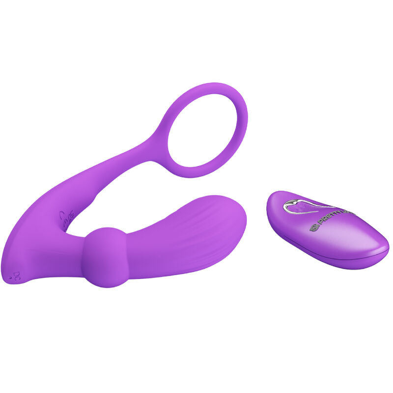 Pretty love - bague warren et vibrateur anal violet