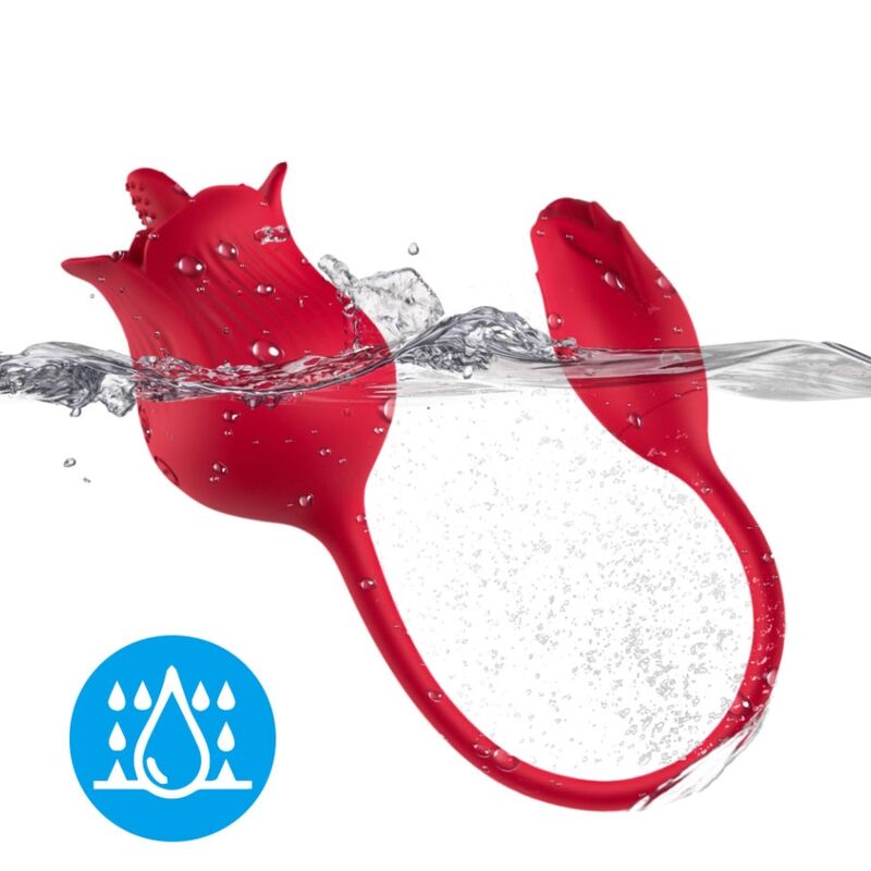 Stimulateur Clitoridien Armony Rose Queue Rouge - Armony