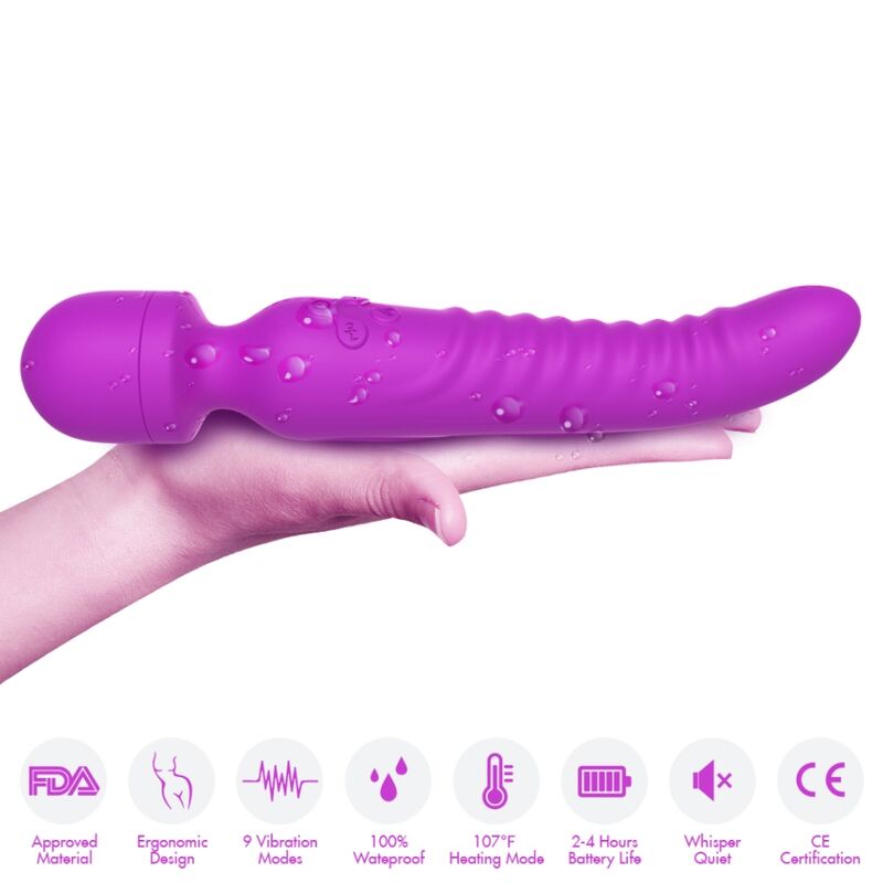Vibrateur Chauffant Mission Massager Violet - Armony